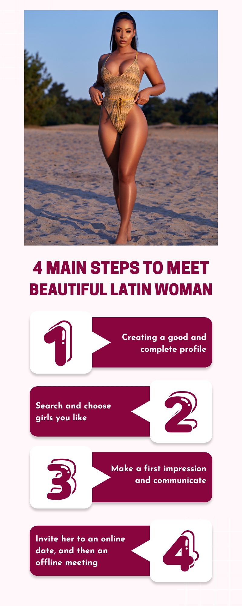 4 main steps to finding and meeting Latin brides